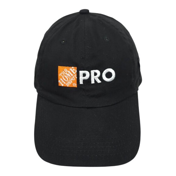 Home Depot Pro Strapback Cap Hat Pencil Holder Pockets Trucker Baseball Cotton - Picture 13 of 13